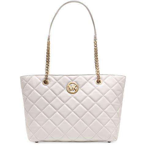 michael kors large fulton quilted tote|Michael Kors canvas bag.